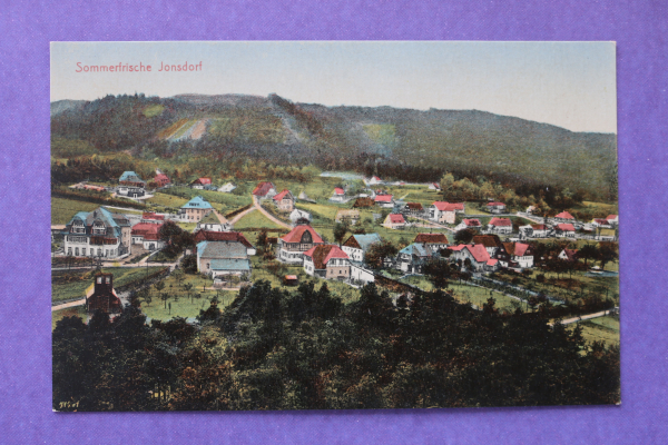 Postcard PC Jonsdorf Johnsdorf 1905-1915 streets houses Poland Polska